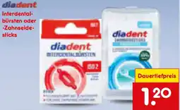Netto Marken-Discount diadent Interdentalbürsten oder Zahnseidesticks Angebot