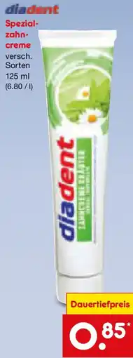 Netto Marken-Discount diadent Spezialzahncreme Angebot