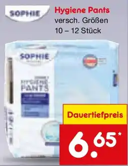 Netto Marken-Discount Sophie Hygiene Pants Angebot