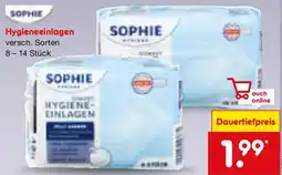 Netto Marken-Discount Sophie Hygieneeinlagen Angebot