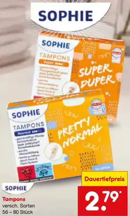 Netto Marken-Discount Sophie Tampons Angebot
