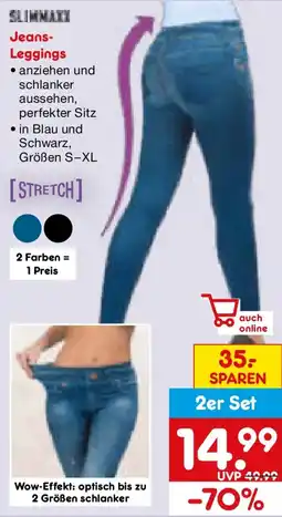 Netto Marken-Discount Slimmaxx Jeans Leggings Angebot