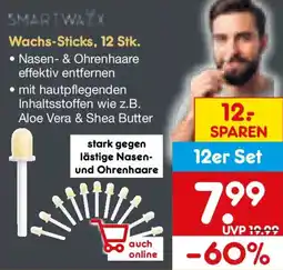 Netto Marken-Discount Smartwaxx Wachs-Sticks, 12 Stk. Angebot