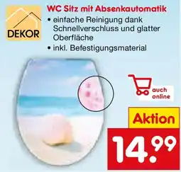 Netto Marken-Discount Dekor WC Sitz mit Absenkautomatik Angebot