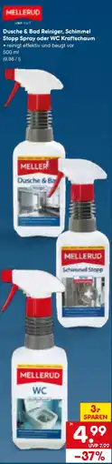 Netto Marken-Discount Mellerud Dusche & Bad Reiniger, Schimmel Stopp Spray oder WC Kraftschaum Angebot