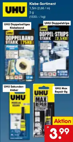 Netto Marken-Discount UHU Klebe-Sortiment Angebot