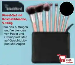Netto Marken-Discount Pinsel-Set mit Kosmetiktasche, 9-teilig Angebot
