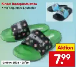 Netto Marken-Discount Kinder Badepantoletten Angebot