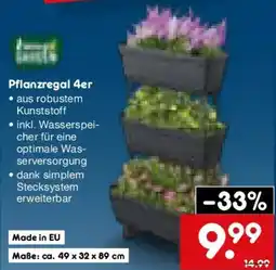 Netto Marken-Discount Pflanzregal 4er Angebot