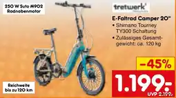 Netto Marken-Discount tretwerk E-Faltrad Camper 20" Angebot