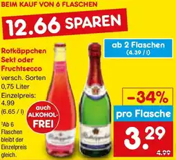 Netto Marken-Discount Rotkäppchen Sekt oder Fruchtsecco Angebot