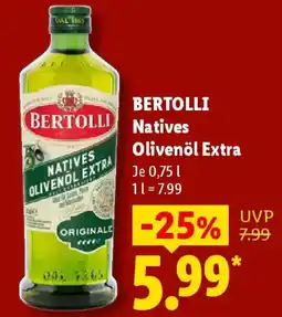Lidl Bertolli natives olivenol extra Angebot