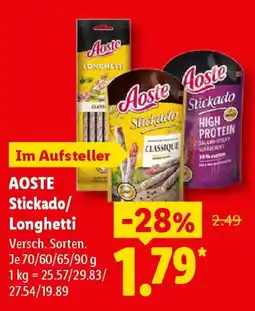 Lidl Aoste stickado longhetti Angebot