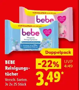 Lidl BEBE Reinigungstücher Angebot