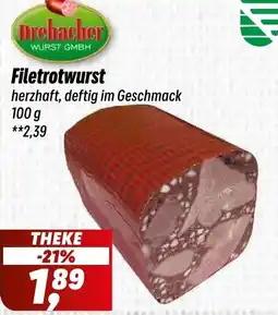 Simmel Drebacher Filetrotwurst Angebot