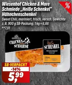 Simmel Wiesenhof Chicken & More Schmiede „Heiße Schenkel“ Hähnchenschenkel Angebot