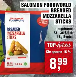 Handelshof SALOMON FOODWORLD BREADED MOZZARELLA STICKS Angebot