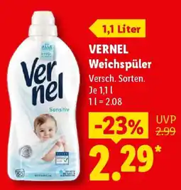 Lidl VERNEL Weichspüler Angebot