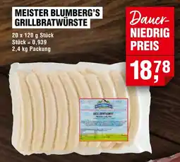 Handelshof MEISTER BLUMBERG'S GRILLBRATWÜRSTE Angebot