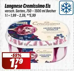 Simmel Langnese Cremissimo Eis Angebot