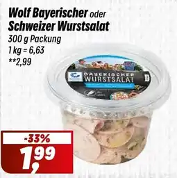 Simmel Wolf Bayerischer oder Schweizer Wurstsalat Angebot