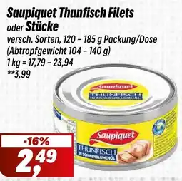 Simmel Saupiquet Thunfisch Filets Angebot