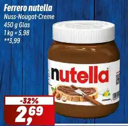 Simmel Ferrero nutella Nuss-Nougat-Creme Angebot