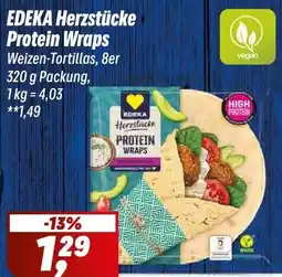 Simmel EDEKA Herzstücke Protein Wraps Angebot