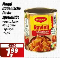 Simmel Maggi Ravioli Angebot