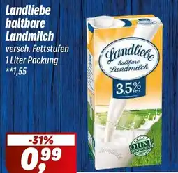 Simmel Landliebe haltbare Landmilch Angebot