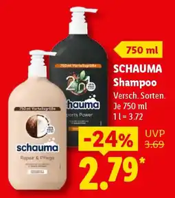 Lidl SCHAUMA Shampoo Angebot