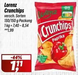 Simmel Lorenz Crunchips Angebot