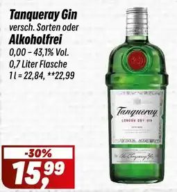 Simmel Tanqueray Gin Angebot