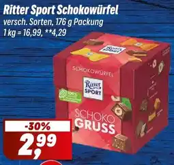 Simmel Ritter Sport Schokowürfel Angebot