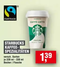 Handelshof STARBUCKS KAFFEE-SPEZIALITÄTEN Angebot
