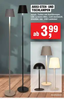 Handelshof Akku-steh- und tischlampen Angebot
