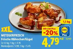 Lidl METZGERFRISCH Frische Hähnchenflügel Angebot