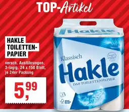 Handelshof Hakle Toilettenpapier Angebot