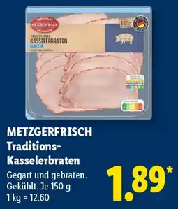 Lidl METZGERFRISCH Traditions Kasselerbraten Angebot