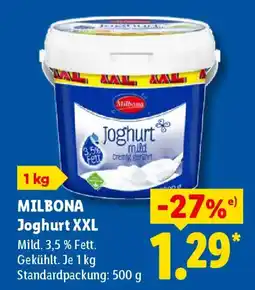 Lidl MILBONA Joghurt XXL Angebot