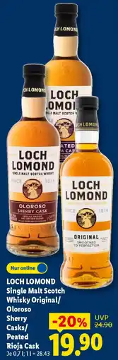 Lidl Loch lomond single malt scotch whisky original Angebot
