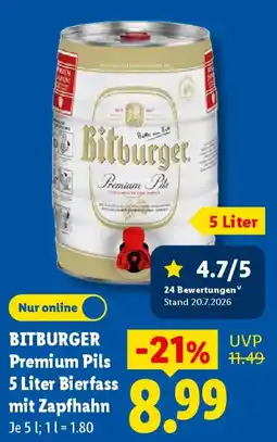 Lidl BITBURGER Premium Pils Angebot