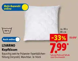 Lidl LIVARNO Kopfkissen Angebot