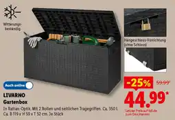 Lidl LIVARNO Gartenbox Angebot