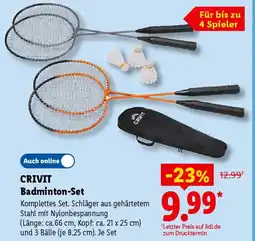 Lidl CRIVIT Badminton-Set Angebot