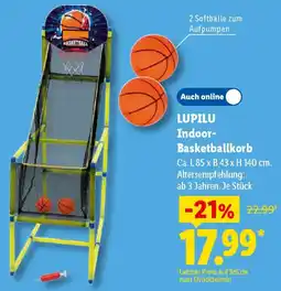 Lidl LUPILU Indoor Basketballkorb Angebot