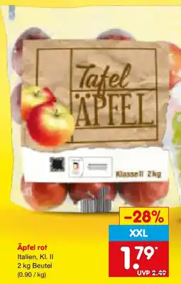 Netto Marken-Discount Äpfel rot Angebot