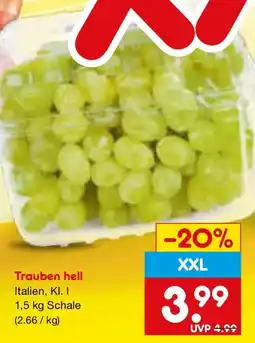 Netto Marken-Discount Trauben hell Angebot