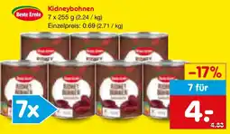 Netto Marken-Discount Beste Ernte Kidneybohnen Angebot