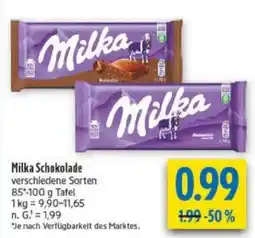 diska Milka Schokolade Angebot